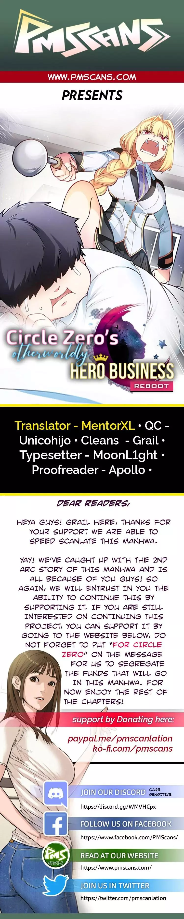 Circle Zeros Otherworldly Hero Business: Reboot - Chapter 71 - Page 1