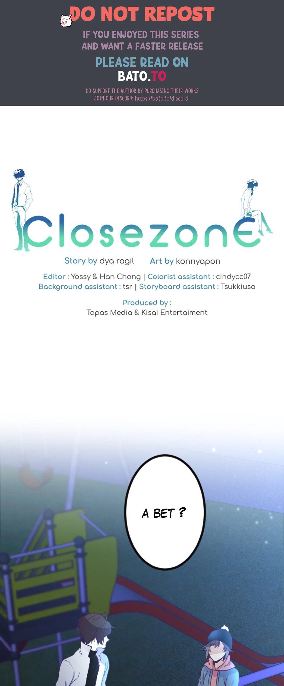 Closezone - Chapter 26 - Page 1
