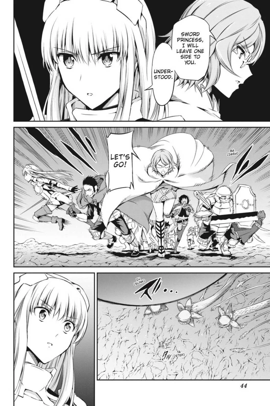 Dungeon ni Deai o Motomeru no wa Machigatte iru darou ka Gaiden - Sword Oratoria - Chapter 21 - Page 44