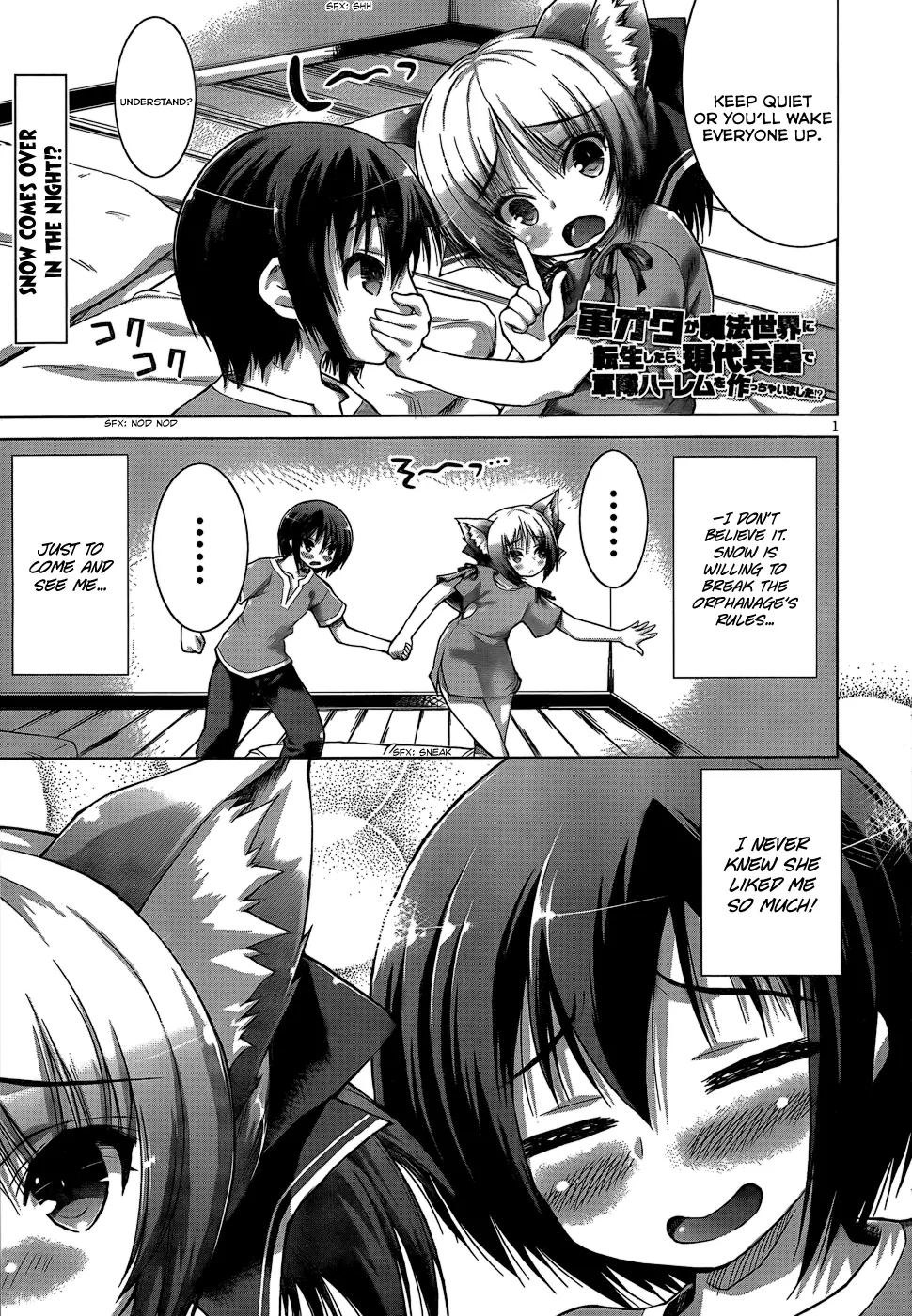 Gun-Ota ga Mahou Sekai ni Tensei shitara, Gendai Heiki de Guntai Harem wo Tsukucchaimashita!? - Chapter 4 - Page 5