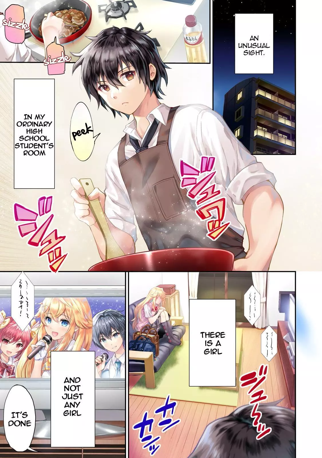 Isshou Hatarakitakunai Ore ga Classmate no Daininki Idol ni Natsukaretara - Chapter 1 - Page 1