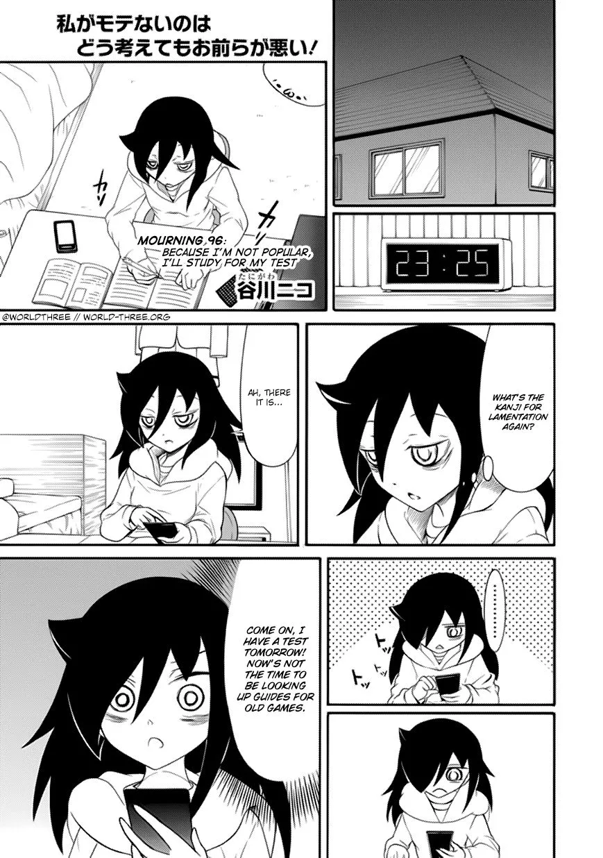 It's Not My Fault That I'm Not Popular! - Chapter 96 - Page 1