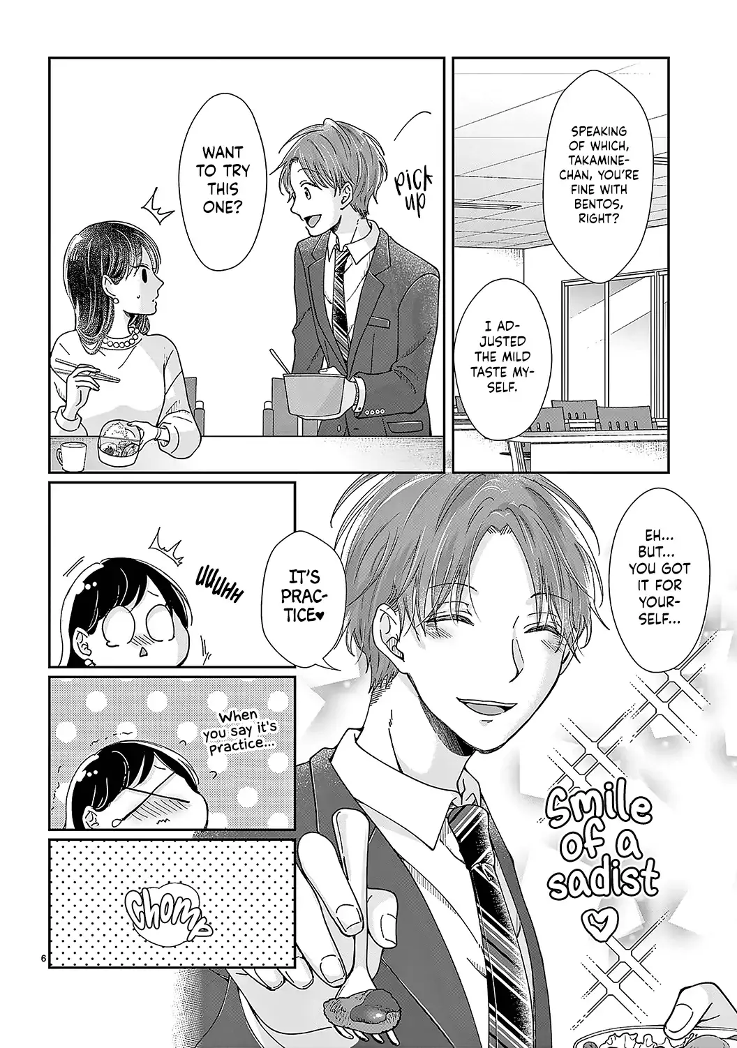 O Kuchi ga Etchina Jakuten Datte, Raibaru no Eriito Douryou ni Barete Shimaimashita - Chapter 6 - Page 9
