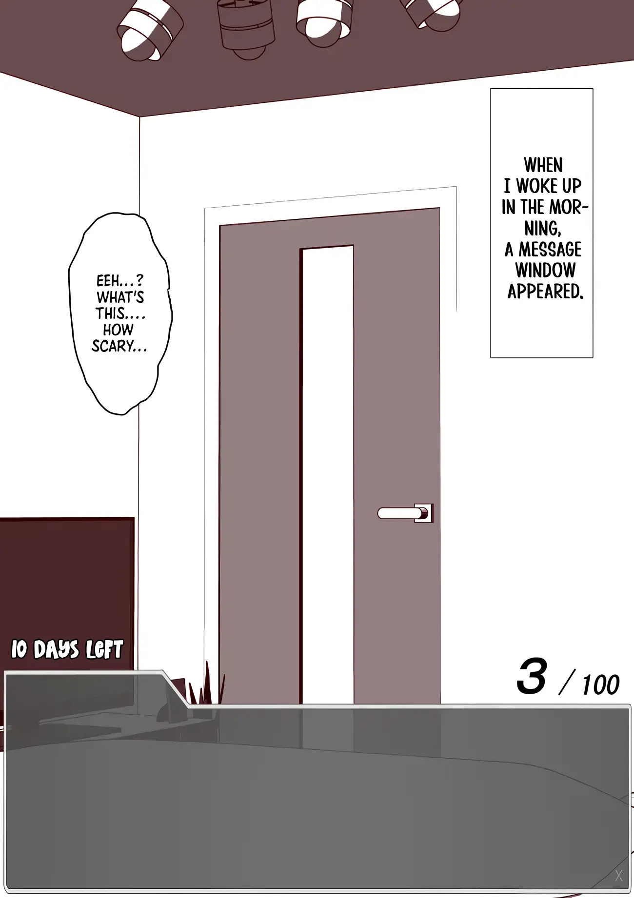 One Day A Message Window Appeared Out Of Nowhere!? - Chapter 1 - Page 1