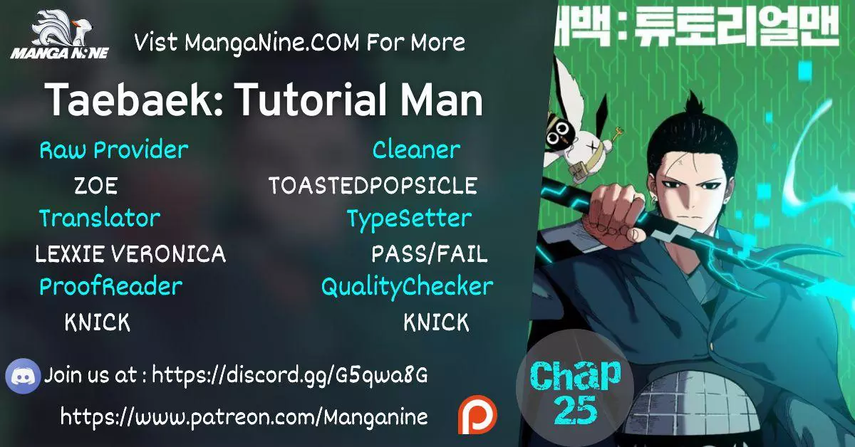 Taebaek: The Tutorial Man - Chapter 25 - Page 1
