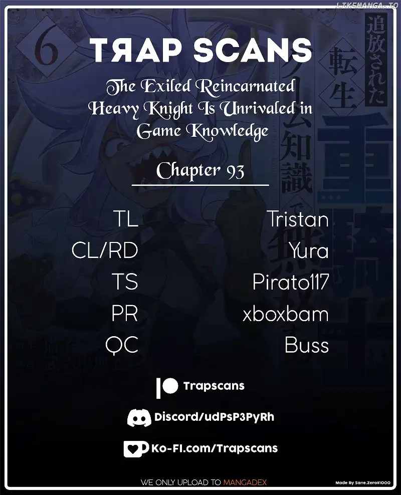 The Exiled Reincarnated Heavy Knight Is Unrivaled In Game Knowledge - Chapter 93 - Page 1