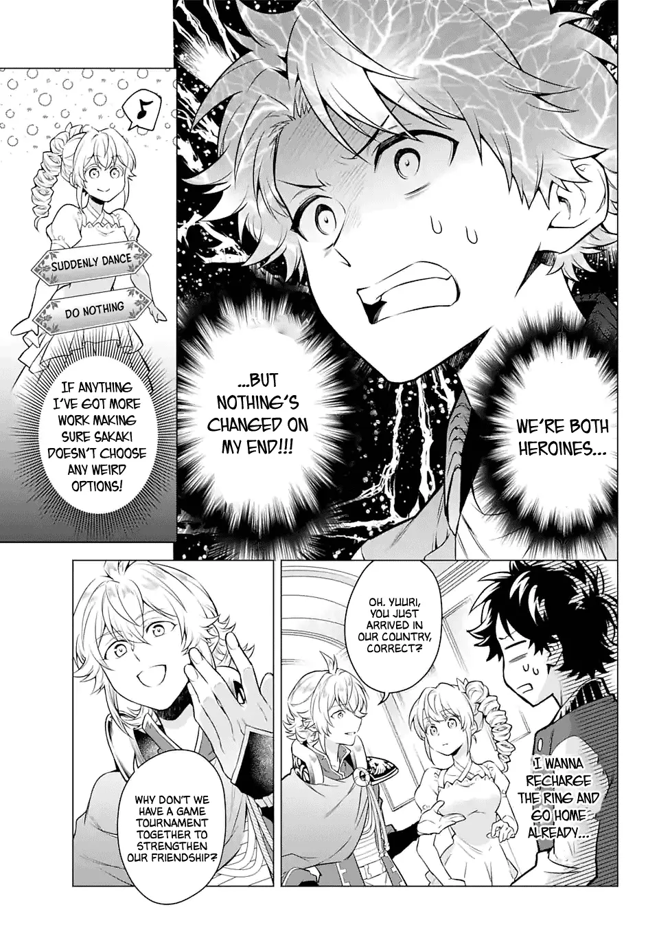 Transferred to another world, but I'm saving the world of an Otome game!? - Chapter 25 - Page 13