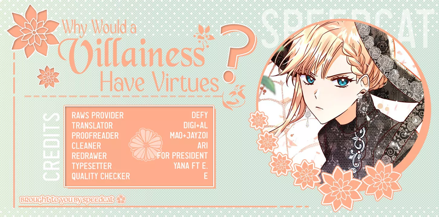 Why Would a Villainess Have Virtues? [Speedcat Version] - Chapter 8 - Page 1